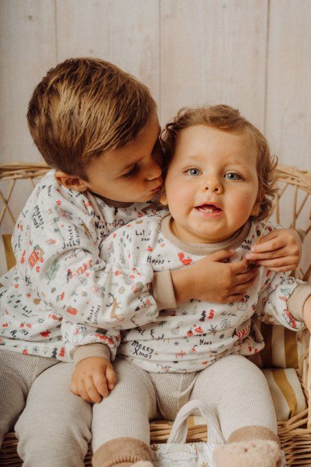 Pull de noël fait main enfant