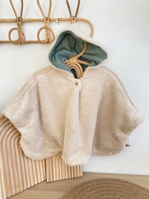 Poncho manteau réversible